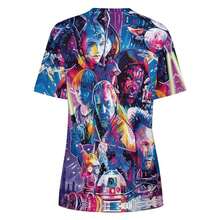 The Mandalorian  Women's Casual Crew Neck T-Shirt - Short Sleeve Summer Top For Everyday Wear, Comfortable Stretchy Tee, Classic Fit Basic Women's Clothing - 黑色 - 查看 6