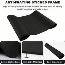 1 Stück Ewiger Fluss - Yin Yang Koi Schreibtischunterlage, coole moderne japanische Tuschmalerei Mauspad, großes Gaming Mauspad, Zen minimalistischer Büro-Dekor Gaming Büro Computer Schreibtischunterlage mit rutschfester Basis und umsäumten Kanten, geeignet für Gaming und Büro - Verschiedenfarbig - Übersicht 9