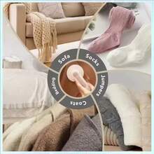 1pc Fabric Electric Shaver, Rechargeable Lint Remover, USB Charging Sweater Shaver, Electric Fuzz Remover, Lint Remover, Pill Remover, Portable Clothes, Bedding, Furniture, Carpet, Sofa Cleaner, Cleaning Tool, Battery Capacity: 500mAh. - Multicolor - View 7