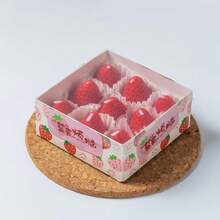 4/6/9支装草莓香薰蜡烛仿真水果香薰礼盒大豆蜡可爱生日礼物 - 1PC - 查看 15