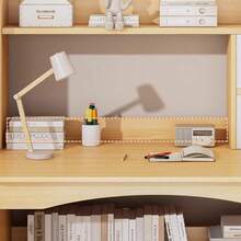 Mesa de estudio auxiliar para PC de casa - Roble - Ver 11