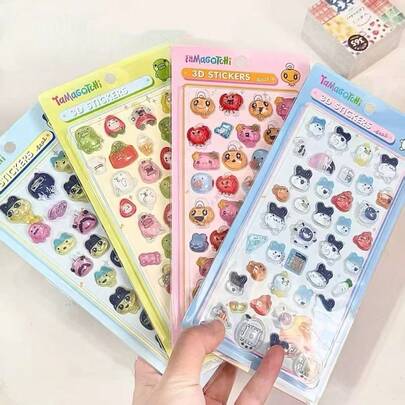 3D Acrylic Embossed Stickers, Transparent Crystal Stickers For Decoration, Suitable For Camera, Phone, Scrapbooking DIY