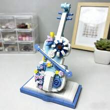 500片装梦幻镀金小提琴成人积木套装，重现古典乐器的优雅气质，适合馈赠和收藏。 - FA0040 - 查看 5