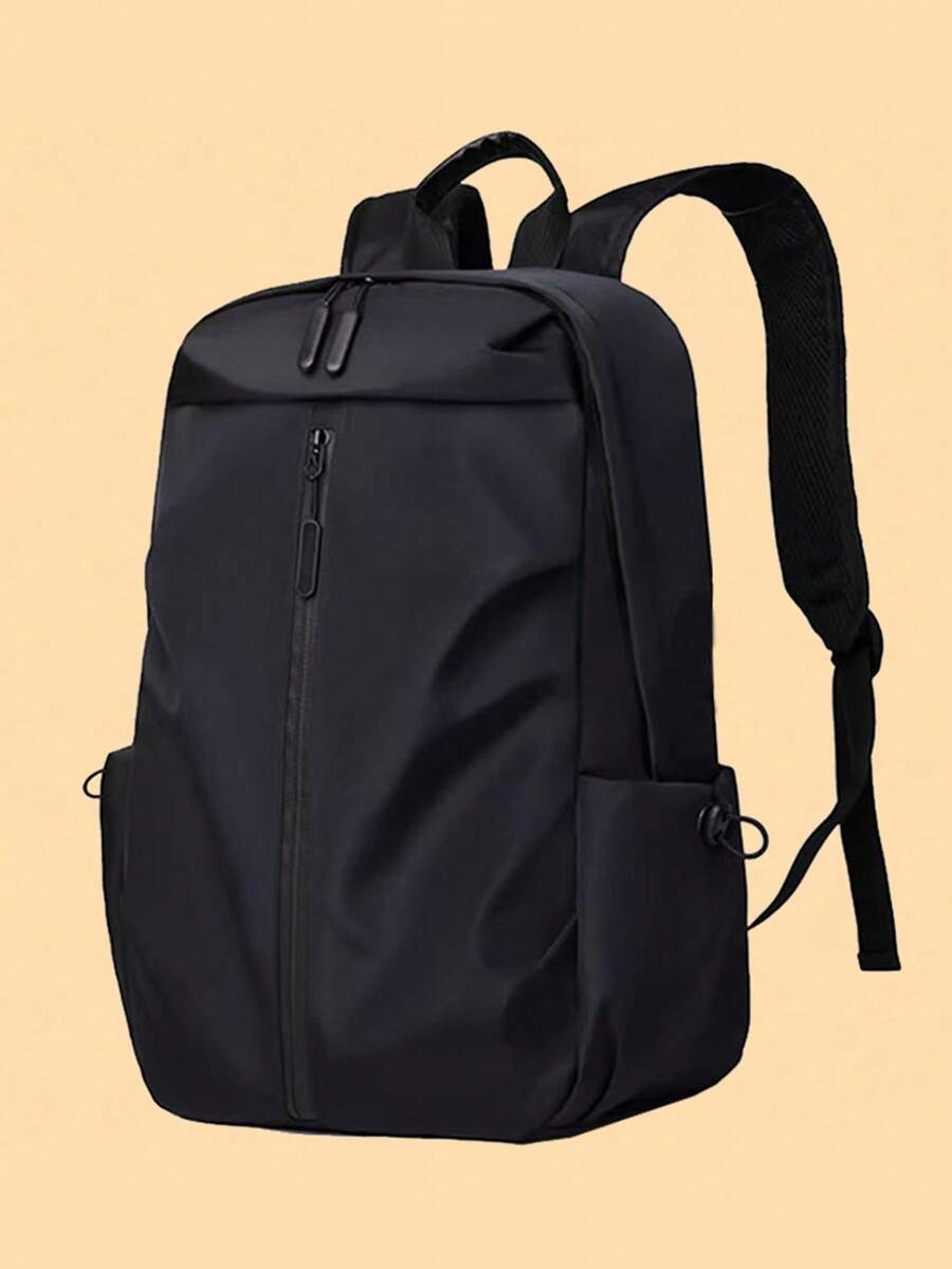 New Korean-Style Double-Shoulder Bag - Stylish Waterproof Technology Fabric, Large Capacity Student Schoolbag, Men's Business Casual Computer Bag - Multicolor - View 1