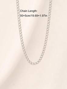 100厘米不锈钢侧链项链，简约18K镀金项链，男女皆宜 - 項鍊 - 查看 16