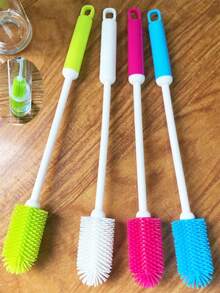 1pc 30cm TPR Material Water Cup Cleaning Brush, Multi-Purpose Cleaning Brush Suitable For Kitchen Utensils, Baby Bottles, Cups, Bottles, Elongated Containers, Jars, Coffee Cups, Wine Glasses, Kitchen, Bathroom, Household Items - None - View 5