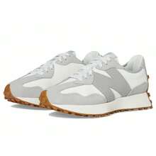 New Balance Women's 327 Sneaker, Raincloud/Reflection, 8 - Black - View 1