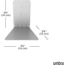 330639 - 560 Floating Bookshelf, Small, Silver, Set of 3 - Plateado - Ver 4