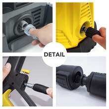 Lavadora eléctrica de alta presión, lavadora a presión eléctrica multifuncional de alta eficiencia para el hogar Utilizado para lavado de coches y limpieza de jardines. - Tipo de Enchufe A USA (110-127V) - Ver 8