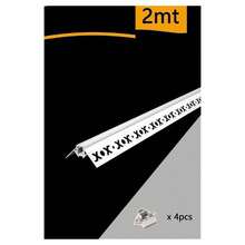 OISE ART STORE Profilo In Alluminio 2 Mt Angolare Per Cartongesso Angolo A 90° Esterno Al-25 - - Multicolore - Visualizzare 2