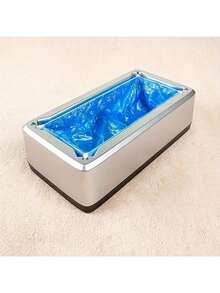 Automatic Shoe Cover Dispenser - Comes With 200 Disposable Waterproof Anti-Slip Shoe Covers, Suitable For Men's Shoes Size 12 And Below, Applicable For Home, Office, Factory And Indoor Environments - A - View 6