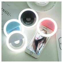 OISE ART STORE Anello Luminoso A Led Per Selfie   Ring Light Telefono Ricaricabile - - Multicolore - Visualizzare 1