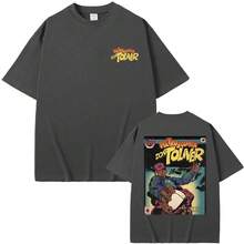 Rapper  Don Toliver Graphic T-Shirt Men Women Fashion Oversized Tees Tops Short Sleeve Male Hip Hop Crewneck Tshirt - 黑色 - 查看 11