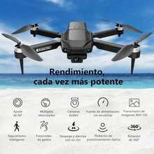 AXNEN Mini Dron Con Cámara 4KDrones con motor sin escobillas con 3 baterías Dron FPV portátil plegable Drone 4K para Principiantes Adolescentes y Adultos - Negro-1-gro - Ver 5