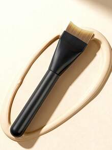 OEIEZ Professional Korean-Style Liquid Foundation Brush, Flat & Soft Bristles, Suitable For Liquid Foundation And Cream Makeup, Achieve Seamless Application (Black) - Black - View 8