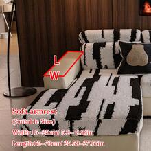 1pc Thick Warm Jacquard Soft Velvet Anti-Slip Sofa Seat Cushion Cover, Style Soft & Skin-Friendly Pet-Proof Elastic Sofa Slipcover, Autumn/Winter Anti-Scratch Sofa Skirt Suitable For L-Shaped Combination Sofa And 1/2/3/4 Seat Sofa (Sold Individually) - Beige - View 18