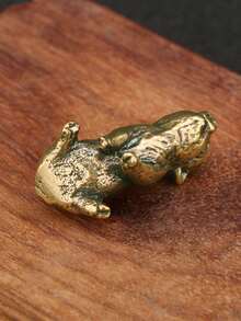 Antique Bronze Vintage Wealth-Attracting Pig Figurine - Retro Zodiac Pig Bronze Ornament Craft, Suitable For Personal Collection, Best Gift - Brass Pig - View 5