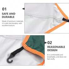 toldos y carpasSosoport Funda para Tienda De Campaña 23 62 X 19 69 Pulgadas Doble Cubia para Ventana Super teccion UVcasa de campaña - verde oliva - Ver 5