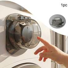 Baby Proof & Pet Proof Knob Covers - Transparent Washer Dryer Dial Protector, Universal Easy Safety Guard For 4cm Flat & 5cm Lever Knobs, Child Lock Dustproof Cover - Multicolor - View 8