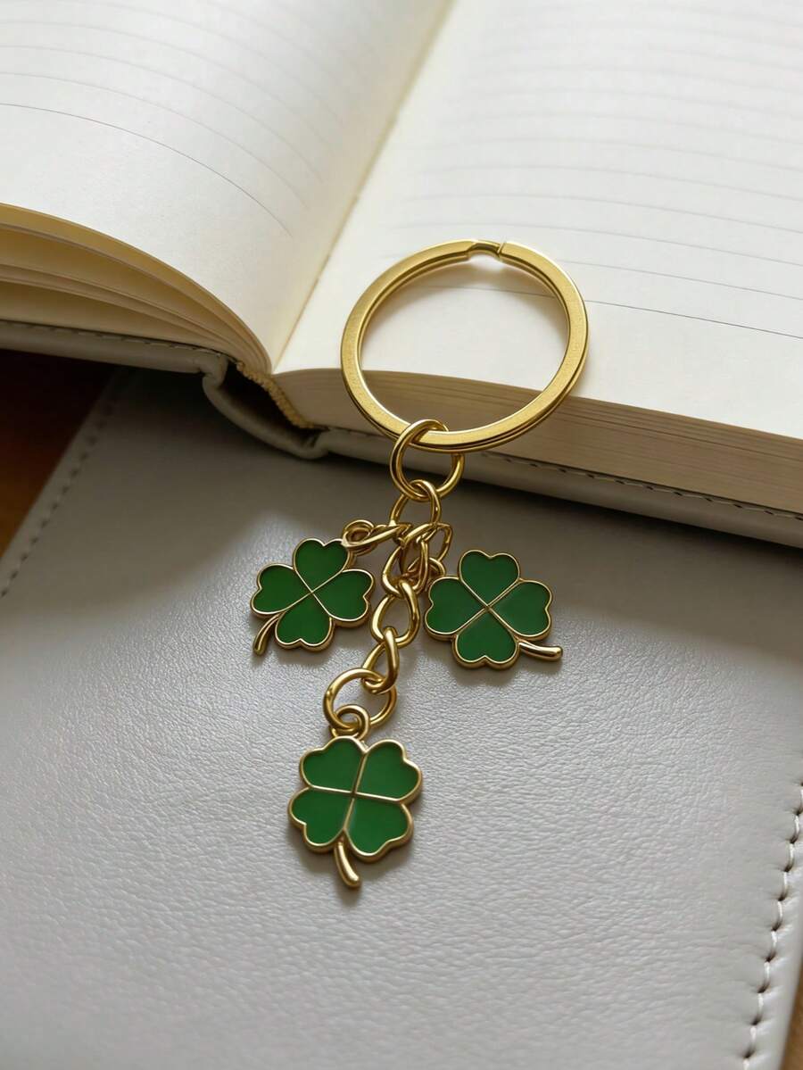 1pc/4pcs Lucky Keychain, Good Luck Pendant, Cute & Small, Valentine's Day Gift, Best Friend Gift, Graduation Student Gift - Multicolor - View 1