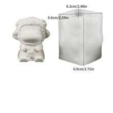 Sheep Shaped Candle Silicone Mold, Suitable For DIY Plaster/Cement Sculpture, Painting And Resin Casting - Sheep - View 13