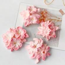 1个雏菊蜡烛硅胶模具，DIY水仙花、牵牛花蜡烛硅胶模具 - A-白色 - 查看 6