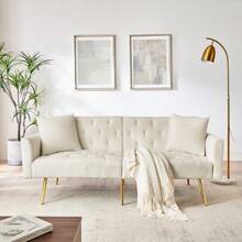 Sofa Bed Mattress - Beige + Teddy - View 4