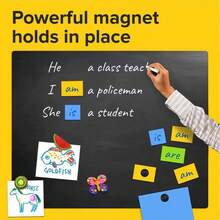 10/70pcs Convenient Self-Adhesive Round Rubber Magnetic Sheets, Suitable For Refrigerator Magnets, Office Blackboard/Whiteboard, Teaching Demonstrations And More Scenarios - Black - View 10