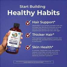 Mary Ruth's Daily Liquid Hair Formula: Sugar-Free, Vegan Hair Support For Thicker, Healthier Hair - 數量 - 查看 2