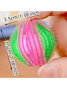 Reusable Silicone Laundry Lint Remover Ball, Washing Machine Pet Hair Removal Accessory, No Electricity Needed, Easy To Use Sticky Lint Brush - A - View 2