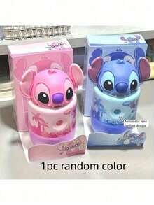 Winter Cute Cartoon Pencil Sharpener For Elementary School Students, Automatic Hand-Cranked Pencil Sharpener, High-Quality Stationery, Suitable For Students, Back To School Essential - Multicolor - View 7