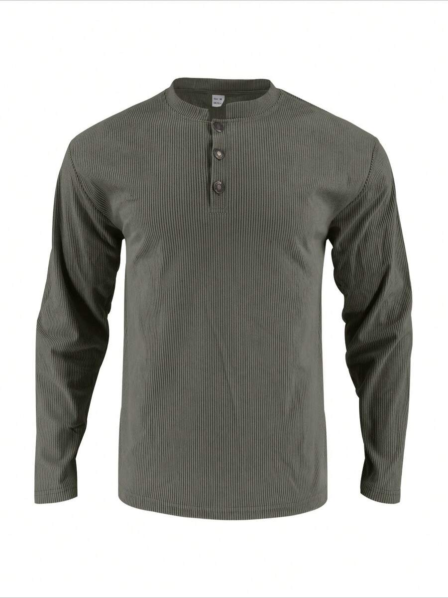 Men Shirts - Army Green - View 1