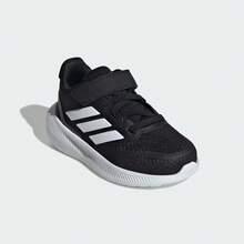 Adidas Infant/Toddler Boys' RUNFALCON 5 EL I Running Shoes, IE8598 - Black and White - View 5