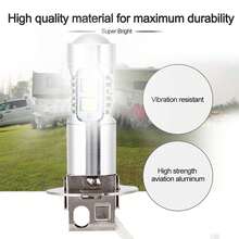 2 Pcs Car 50W 6000K‑6500K Conversion LED Headlight Fog Light Bulb (White Light) - A - View 5