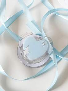 1pc INSL Blue Heart & Star Acrylic Resin Droplets Phone Stand, Foldable Portable Air Cushion Magnetic Phone Holder - Multicolor - View 13