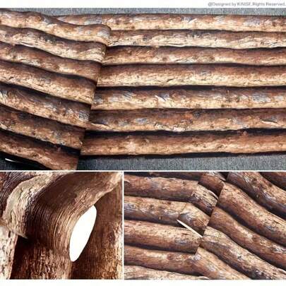 1 Roll Realistic Wood Grain Peel And Stick Wallpaper, Modern Removable Tree Pattern Vinyl Contact Paper For Wall, Bedroom, Home Decor, Suitable For DIY Enthusiasts