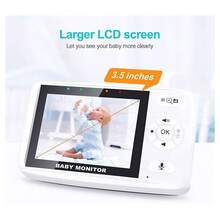 OISE ART STORE Baby Monitor Videocamera Schermo 3.5" Wireless Con Fotocamera Visione Notturna - - Multicolore - Visualizzare 4