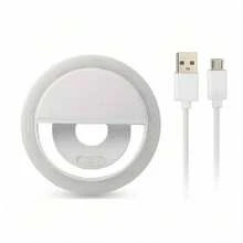 OISE ART STORE Anello Luminoso A Led Per Selfie   Ring Light Telefono Ricaricabile - - Multicolore - Visualizzare 9