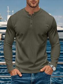 Men Shirts - Army Green - View 3