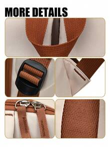 Myco Ryanair Cabin Luggage - 40/20/25 Cm (15.75x7.87x9.84 Inches), Fits Under The Seat, Multi-Compartment Design, Made Of Durable Nylon, Ideal For Air Travel, Leisure Backpack And School Bag. Meets Airline Carry-On Size Requirements, Simple Design, Durable Zipper Closure. This Large Capacity Travel Organizer Bag Is Suitable For Both Men And Women, And Is An Ideal Choice For Cruise Travel And Vacation. - Pastel - View 7