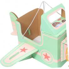 TOYANDONA Juguete Disfraz de avión usable para niños avión de Papel usable avión para niños Juguete para niños Juguetes interactivos para niño Platos de Papel Vestidos de niño Ropa tableros,40981204 - Multicolor - Ver 6