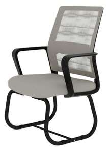2 Dining Chairs, Polyurethane Seat, Rattan Backrest, Living Room Chair, Bedroom Chair - Grey+Black - 查看 11