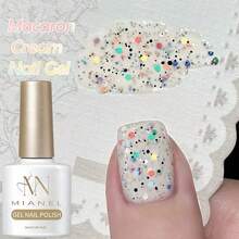 MIANEL 10ml 冬季美甲果冻凝胶指甲油 2026 新款香氛蛋壳闪粉指甲油 绿色美甲 白色美甲 新年美甲 美甲用品 情人节美甲 女孩独特礼物 - 彩色 - 查看 4