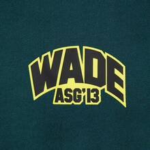 LI-NING Li Ning Wade Series Men's Fleece Crew Neck Sweatshirt, Loose American Basketball Style Knit Pullover Sweatshirt AWDV887 - Reef Green - View 5