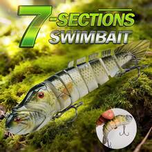 PRO BEROS PROBEROS 1PC 鲈鱼路亚饵 5.12/6.57英寸 鳟鱼水面多节泳饵 慢沉仿生泳饵 淡水/海水鲈鱼逼真路亚饵套装 - 13CM/5.12inch - 查看 5