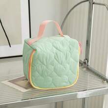 Cute Korean Style Ins Fresh Heart Shaped Cosmetic Bag, Portable Travel Makeup Organizer Toiletry Pouch - Multicolor - View 8