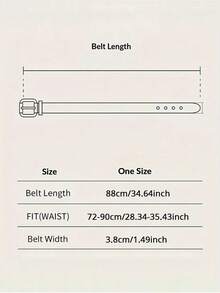 1 st svart elastiskt midjebälte för kvinnor, passar jackor och rockar - Svart - Visa 7