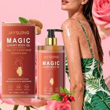 Aceite corporal de 100 ml/3.38 fl. oz. Hidrata profundamente y reafirma la piel, proporcionando hidratación continua. Aceite de masaje corporal para una piel más suave y sin grasa. Apto para abdomen, piernas, brazos, espalda y cuello. - Floral - Ver 3