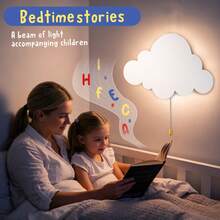 Tinabless Floating Cloud Lamp - Floating Cloud Wall Lamp For Baby Room | Cute Floating Cloud Lamp, Suitable For Children's Bedroom | Hanging Cloud Night Light For Bedroom | Cloud Lamp For Baby Room - Cloud Light - View 5