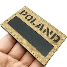 1 Stück Polen Flagge gestickt Patch mit Klettverschluss - Moralabzeichen für Rucksäcke, Kleidung & Armbinden - Polen - Übersicht 10